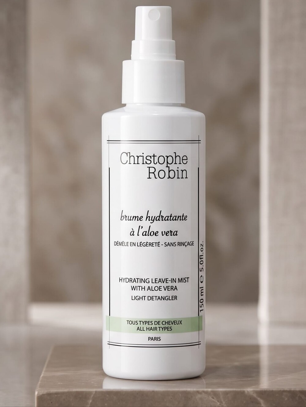 CHRISTOPHE ROBIN Hydrating Leave-In Mist with Aloe Vera/No Cap